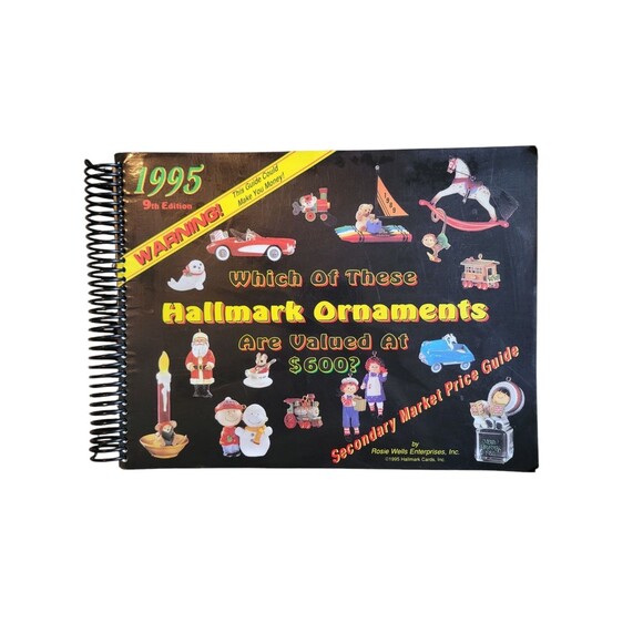 Hallmark Ornaments  1995 - Price Guide Book  By Rosie  Wells - Picture 1 of 6